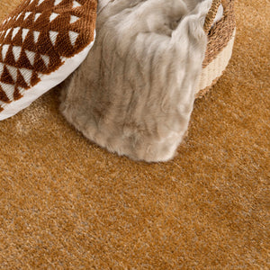 Boutique Rugs Heavenly Solid Mustard Plush Rug - view 13