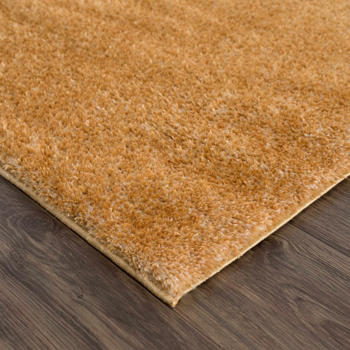 Boutique Rugs Heavenly Solid Mustard Plush Rug - view 5