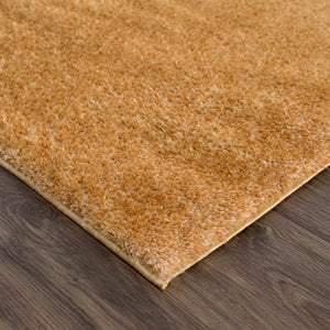 Boutique Rugs Heavenly Solid Mustard Plush Rug - view 5