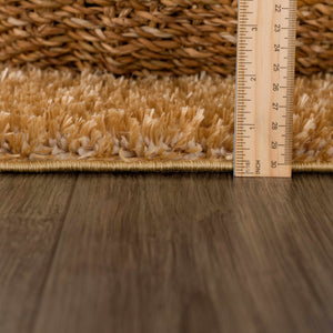Boutique Rugs Heavenly Solid Mustard Plush Rug - view 7
