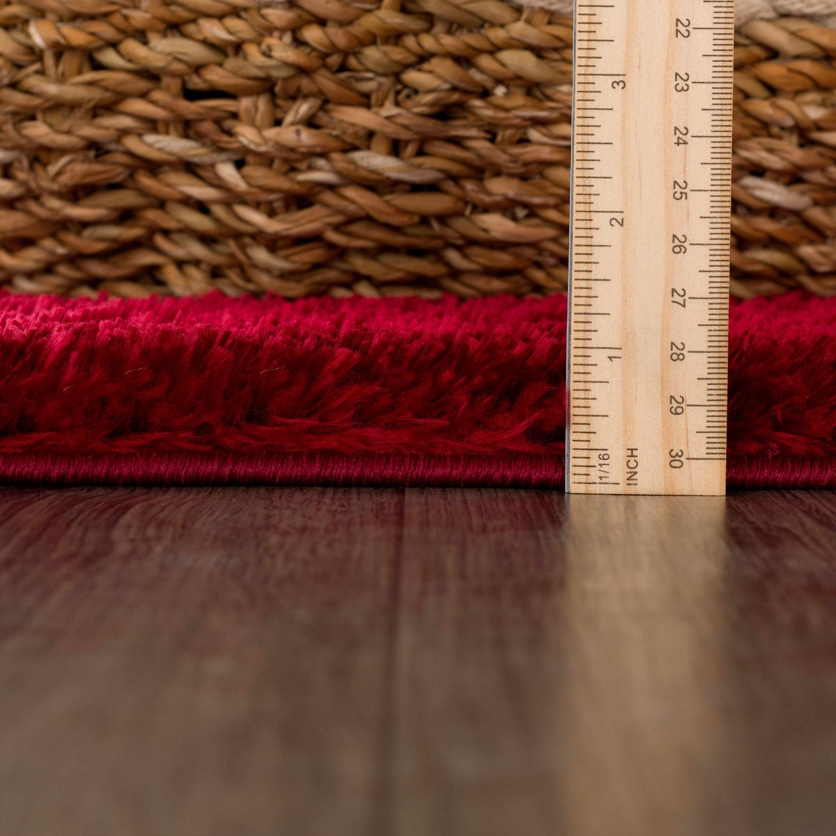 Boutique Rugs Heavenly Solid Red Plush Rug - view 10