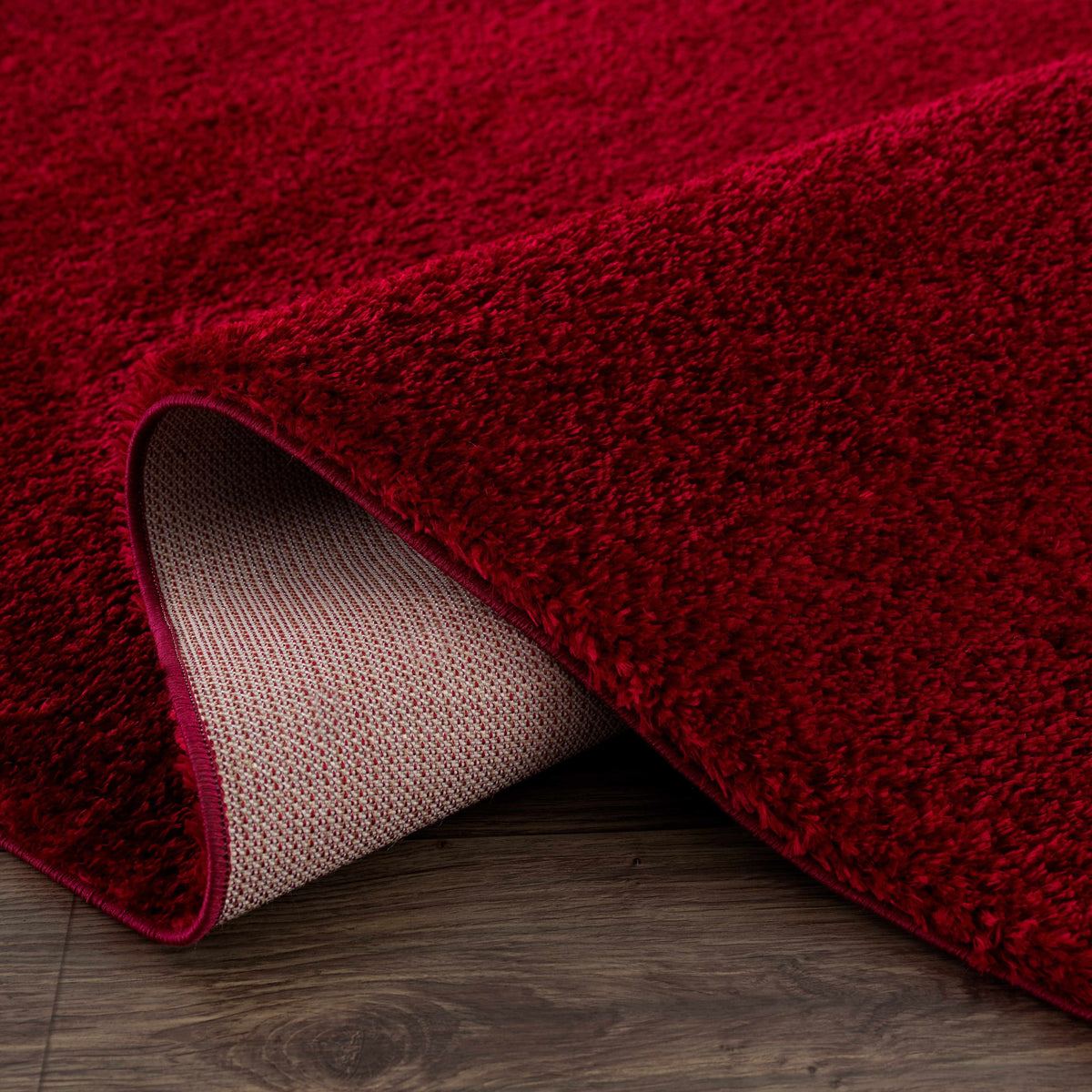 Boutique Rugs Heavenly Solid Red Plush Rug - view 8