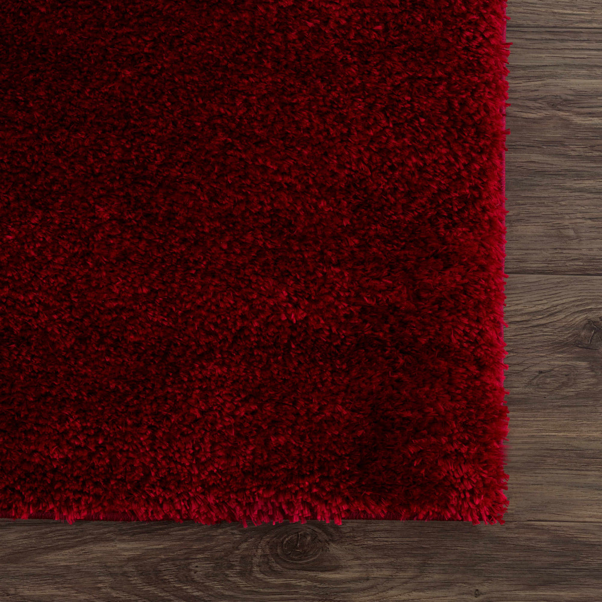 Boutique Rugs Heavenly Solid Red Plush Rug - view 9