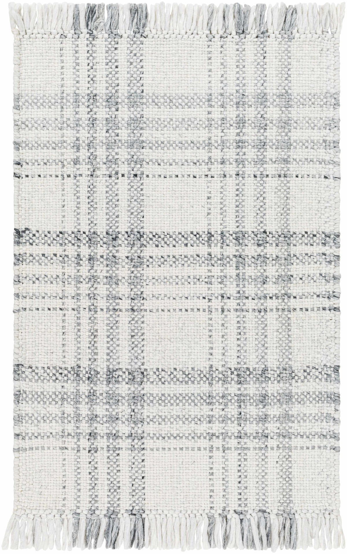 Boutique Rugs Inara Gray Plaid Area Rug