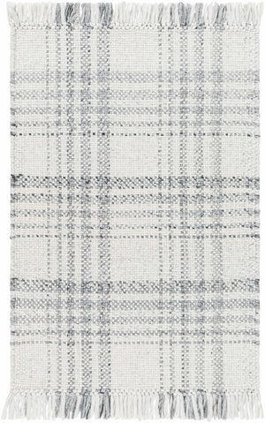 Boutique Rugs Inara Gray Plaid Area Rug