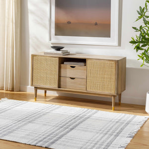 Boutique Rugs Inara Gray Plaid Area Rug - view 2