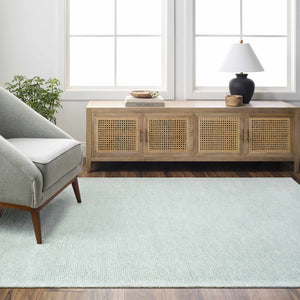 Boutique Rugs Isako Seafoam Solid Washable Area Rug - view 2