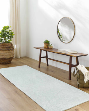 Boutique Rugs Isako Seafoam Solid Washable Area Rug - view 9