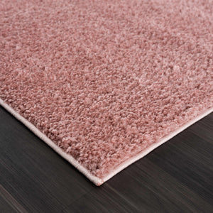 Boutique Rugs Judy Pink Plush Washable Area Rug - view 4