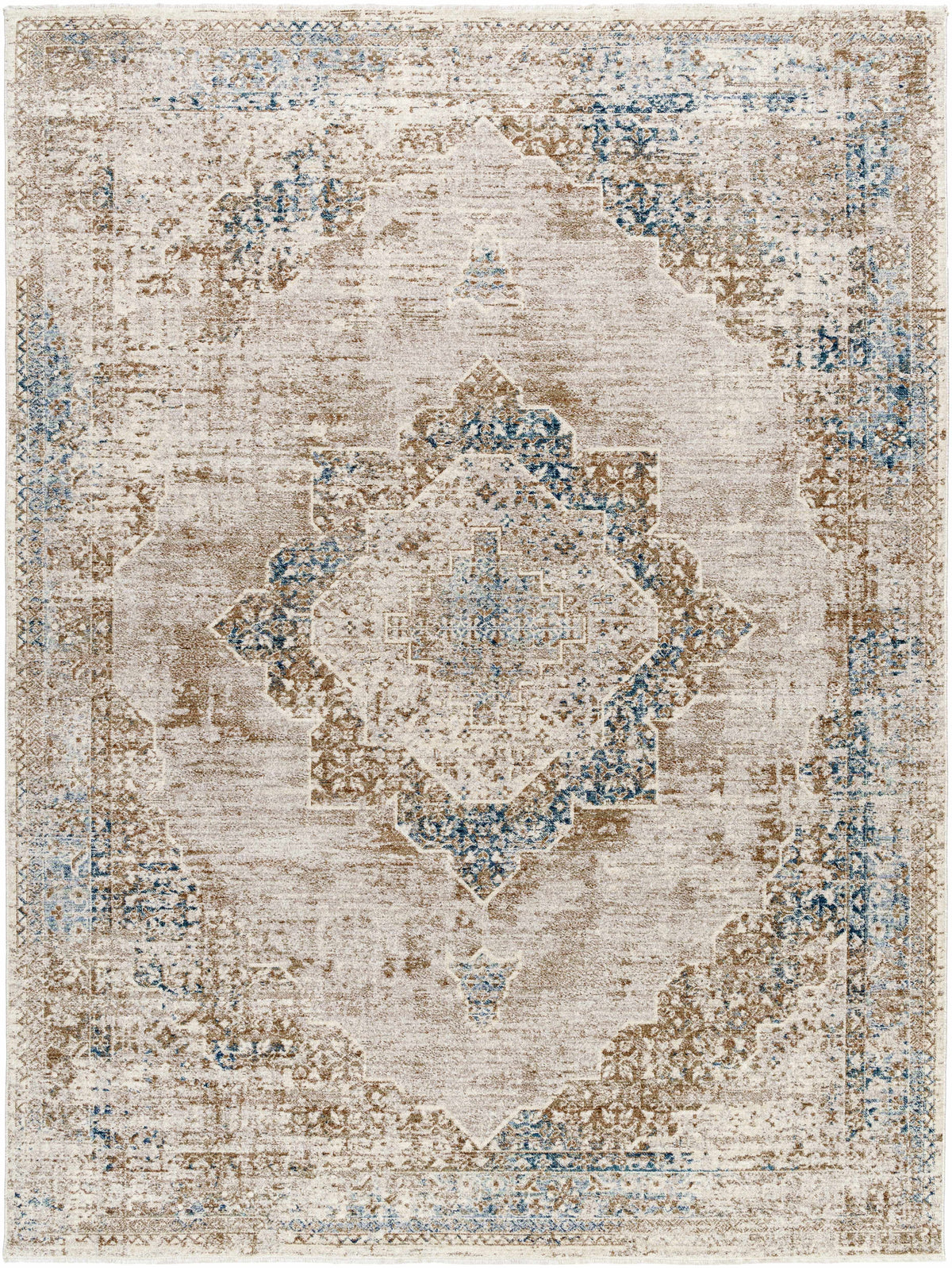 Boutique Rugs Kosta Beige & Blue Medallion Area Rug - view 3