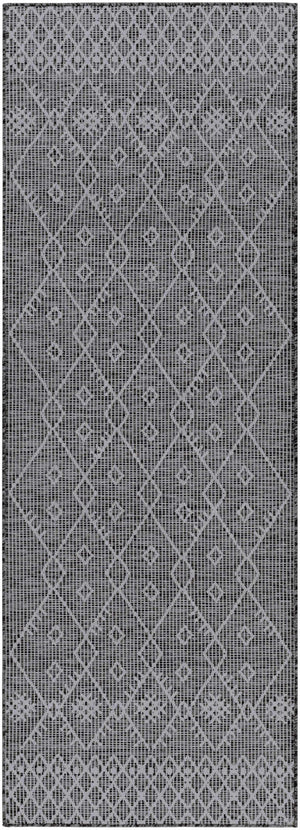Boutique Rugs Lorena Charcoal Flatweave Trellis Outdoor Carpet - view 10