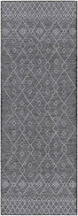 Boutique Rugs Lorena Charcoal Flatweave Trellis Outdoor Carpet - view 10