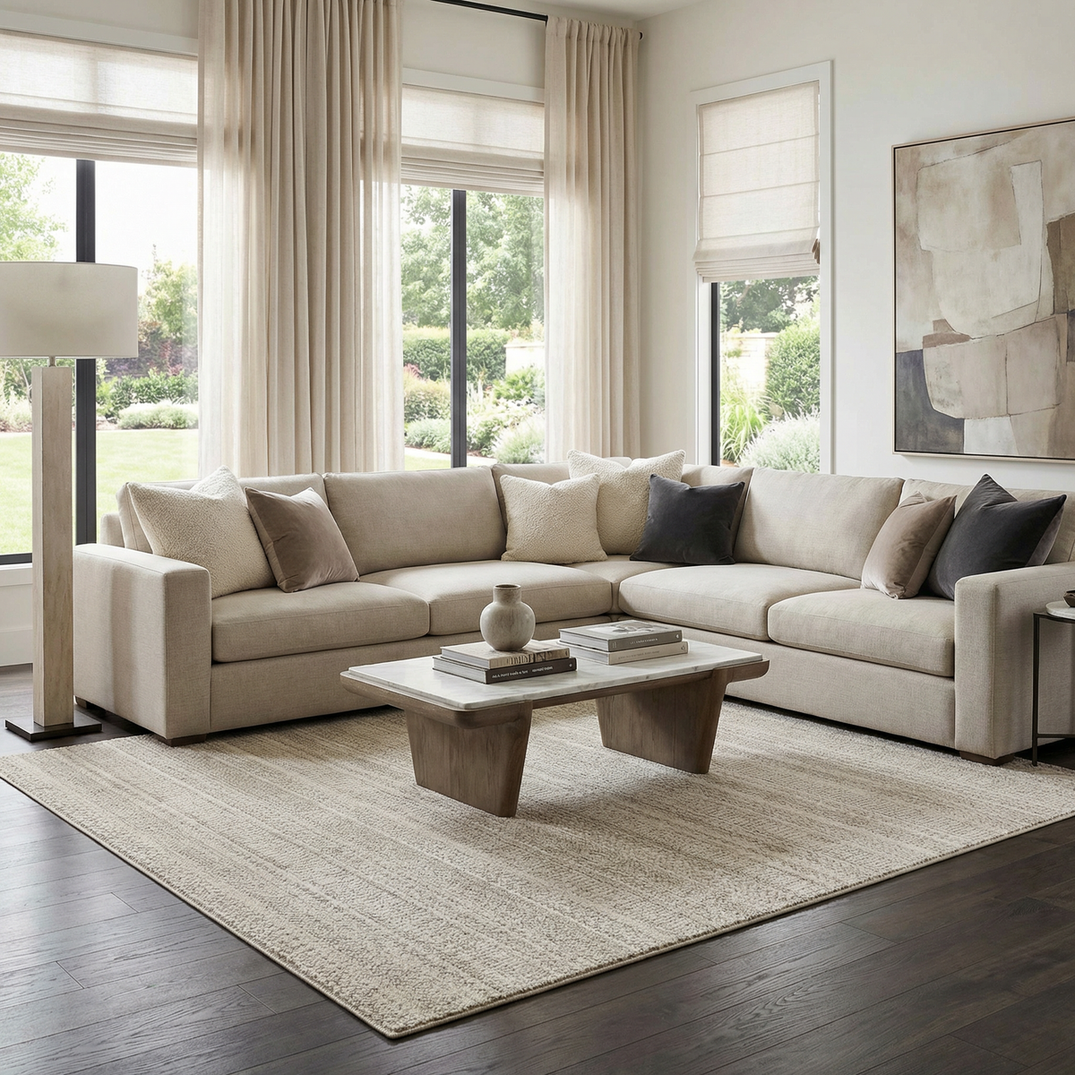 Boutique Rugs Nate Beige Tribal High Pile Carpet - view 2