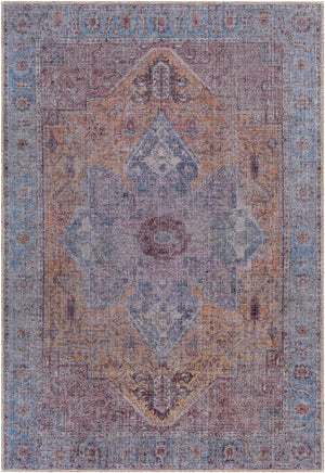 Boutique Rugs Otaki Purple & Brown Washable Area Rug