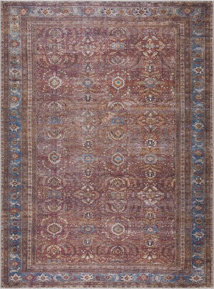 Boutique Rugs Rust Baki Traditional Washable Area Rug