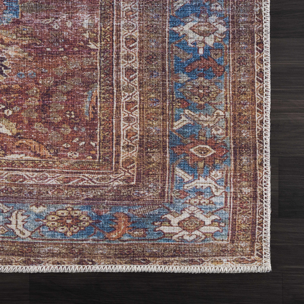 Boutique Rugs Rust Baki Traditional Washable Area Rug - view 12