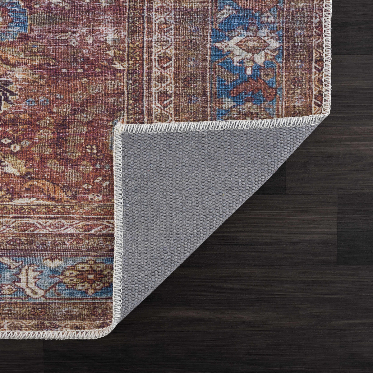 Boutique Rugs Rust Baki Traditional Washable Area Rug - view 5