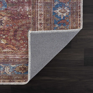 Boutique Rugs Rust Baki Traditional Washable Area Rug - view 5