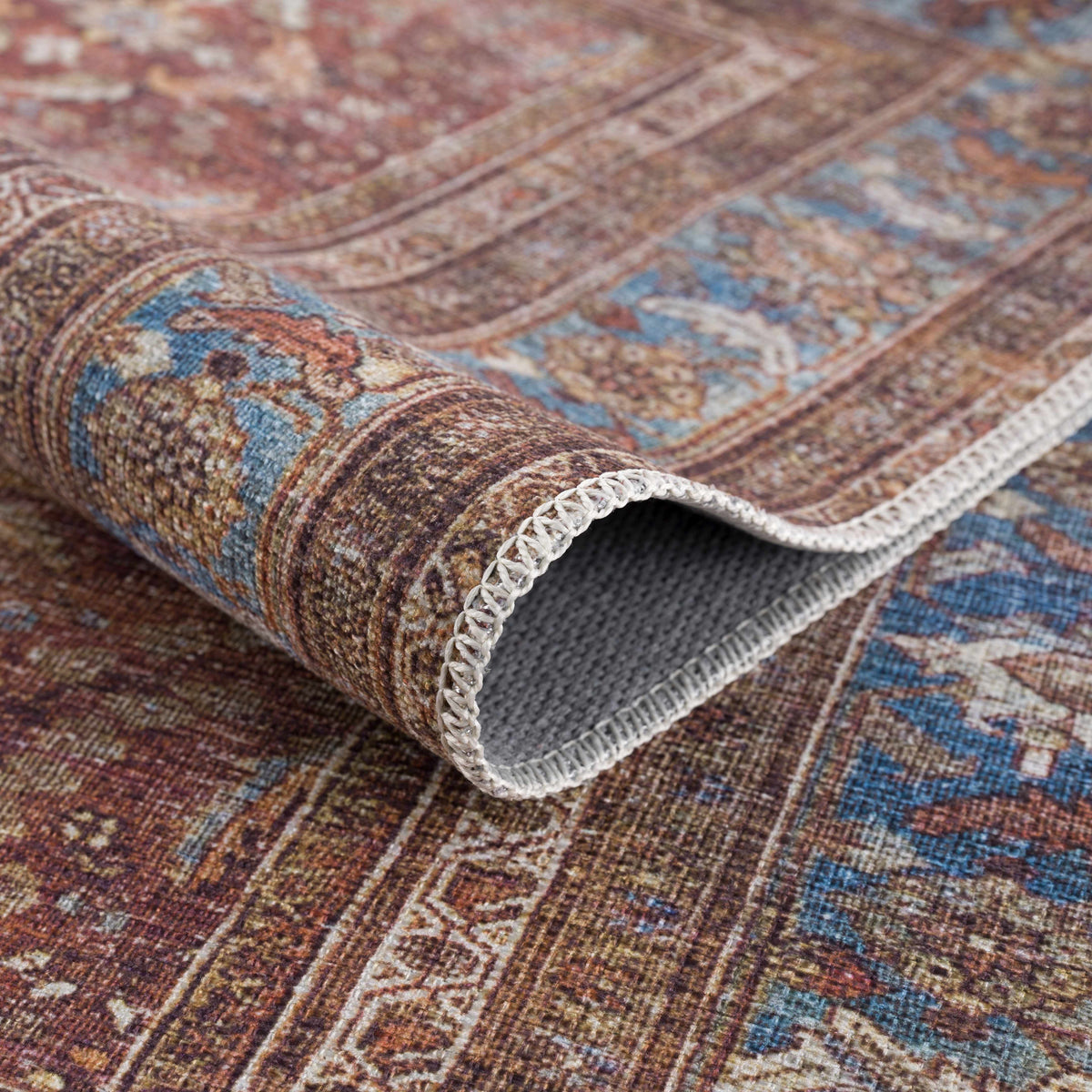 Boutique Rugs Rust Baki Traditional Washable Area Rug - view 6