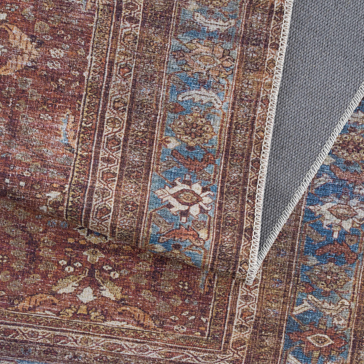 Boutique Rugs Rust Baki Traditional Washable Area Rug - view 8