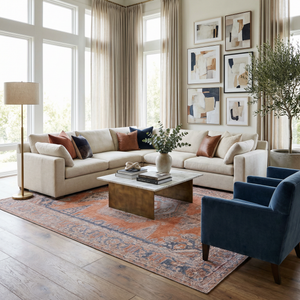 Boutique Rugs Taber Burnt Orange Persian Style Rug - view 2
