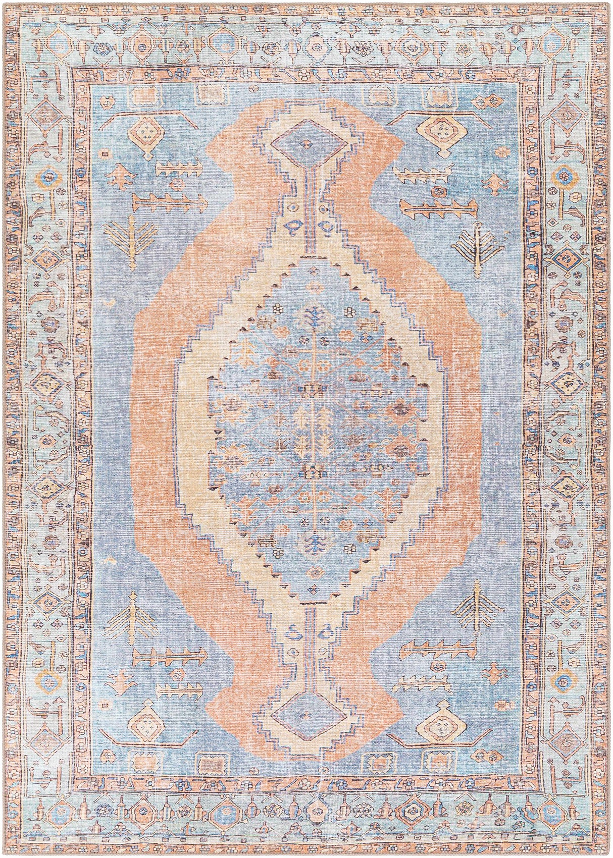 Bovey Washable Area Rug - Clearance