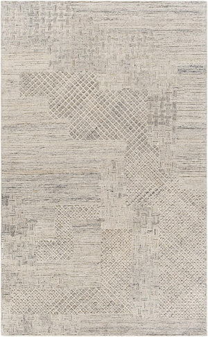 Boxholm Beige Hand Tufted Wool-Blend Area Rug - Clearance
