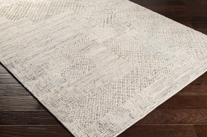 Boxholm Beige Hand Tufted Wool-Blend Area Rug - Clearance