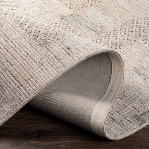 Boxholm Beige Hand Tufted Wool-Blend Area Rug - Clearance