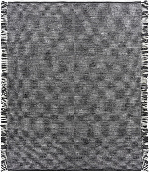 Boyden Black Area Rug with Tassels - Clearance