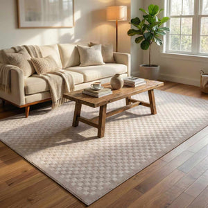 Gaiwan Cream Washable Area Rug