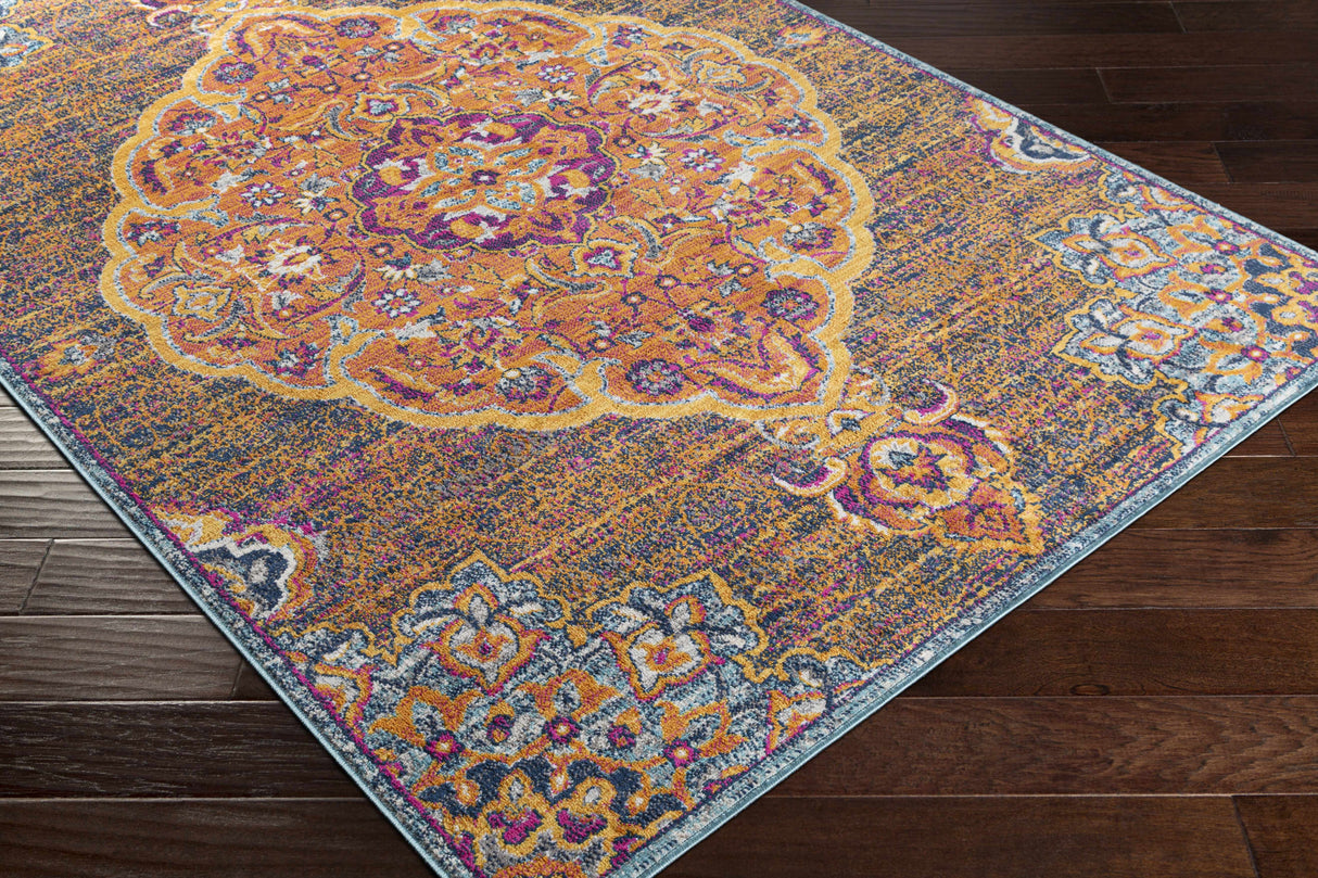 Brodhead Magenta & Orange Rug - Clearance