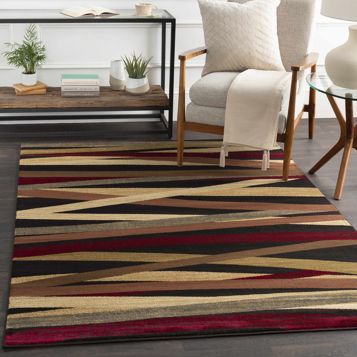 Brevard Striped  Area Rug - Clearance
