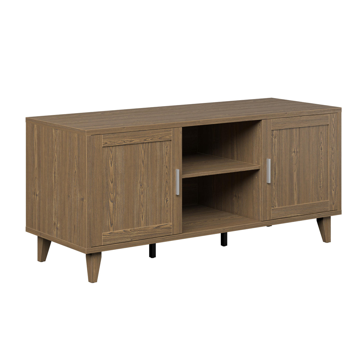 Bridgevine Home Modern 60 Inch TV Stand with Storage & Cable Management - view 6