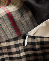 British Vintage Plaid Bedding Set / Brown