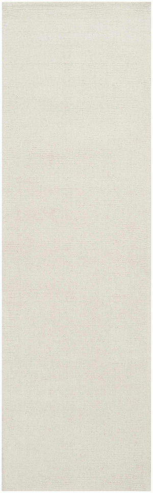 Brockton Solid Light Beige Wool Rug