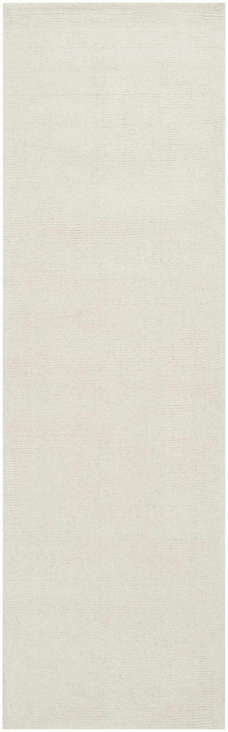Brockton Solid Light Beige Wool Rug