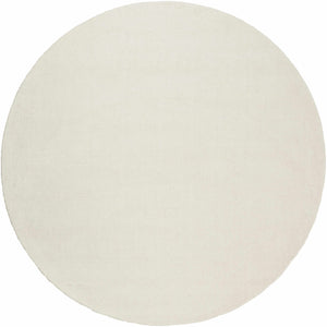 Brockton Solid Light Beige Wool Rug