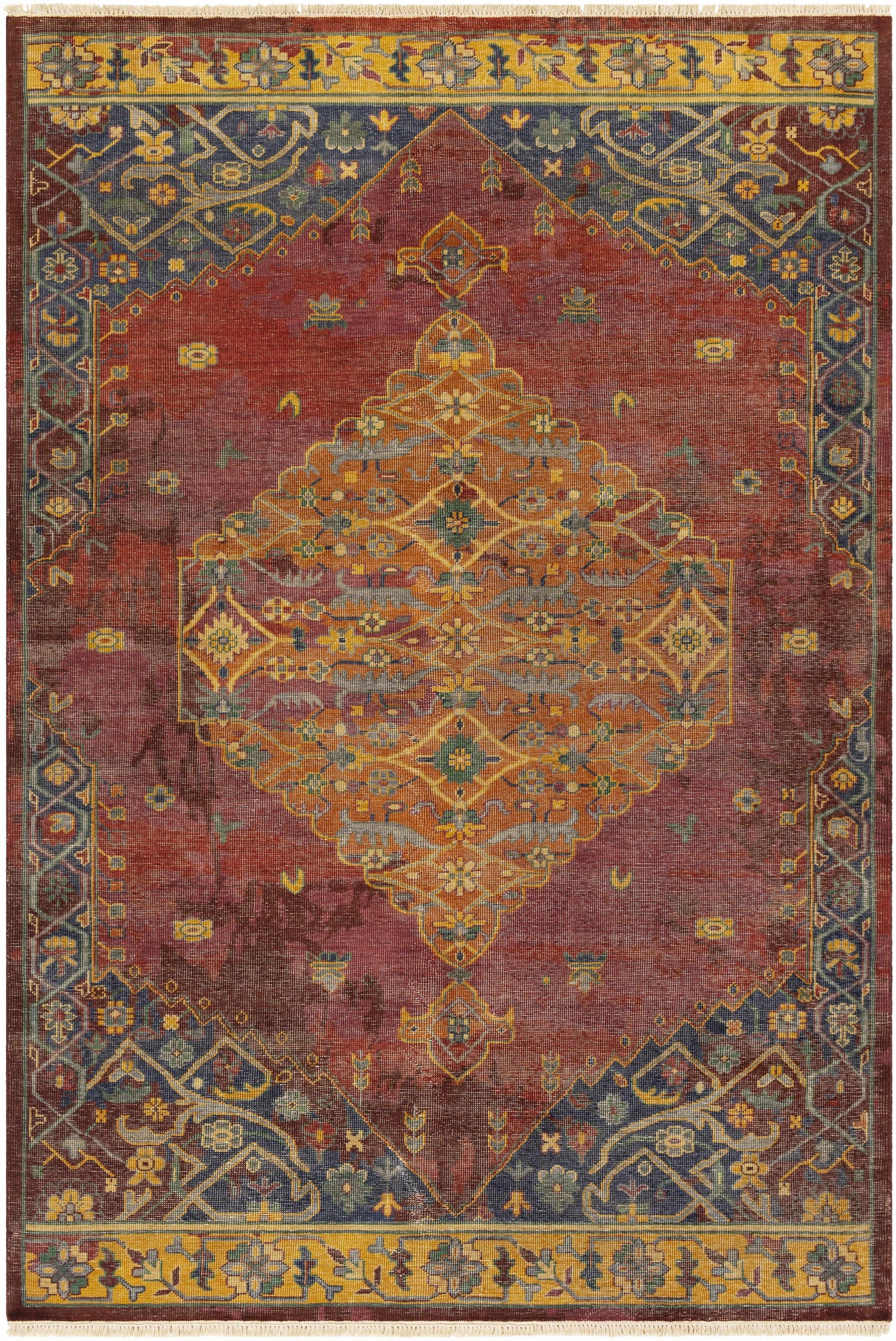 Brush Premium Handmade Wool Rug - Clearance