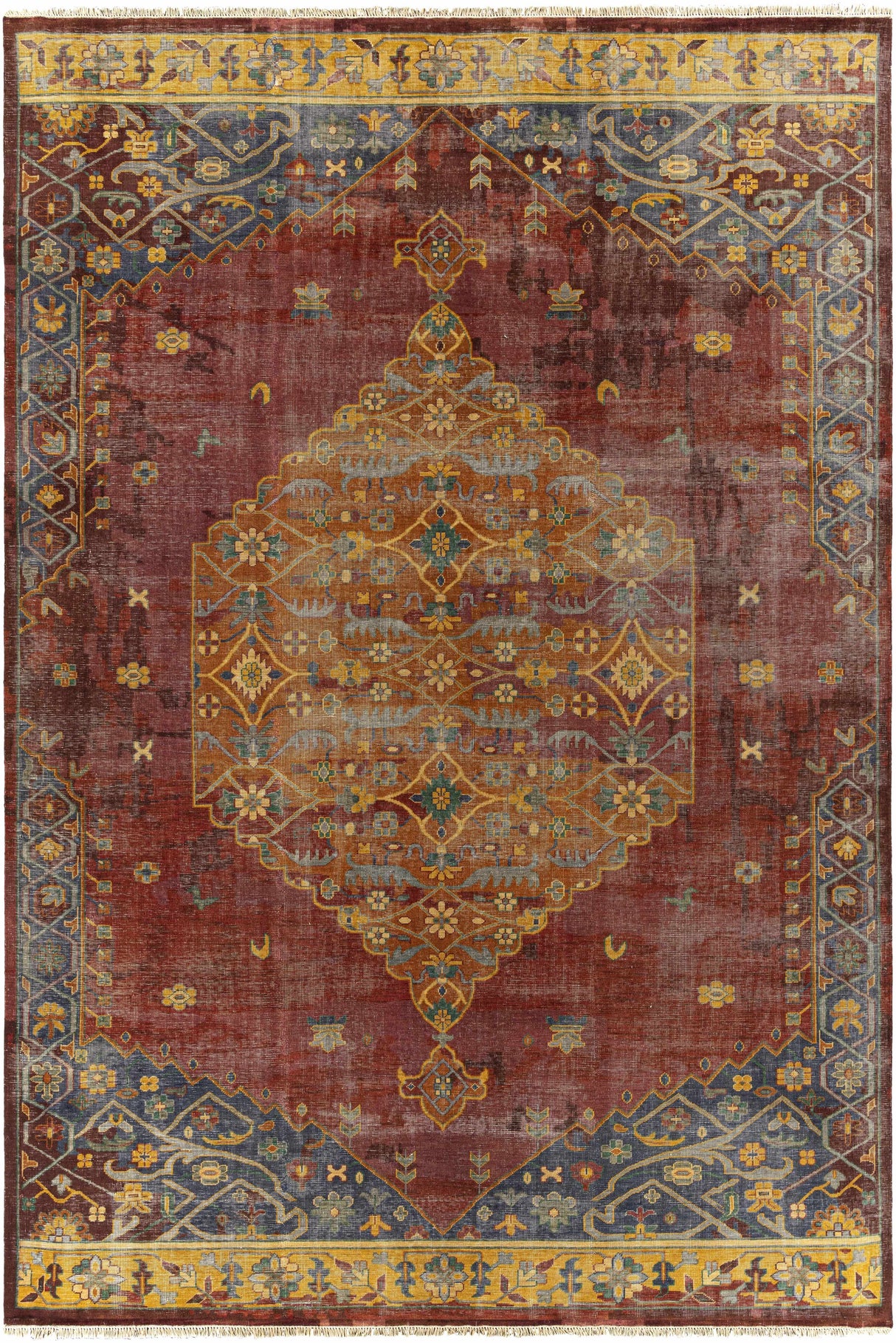 Brush Premium Handmade Wool Rug - Clearance