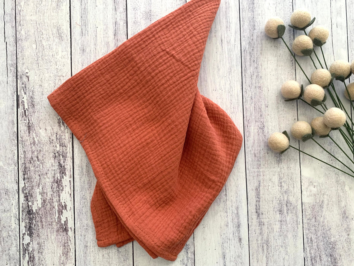 Cotton Crinkle Cloth Napkins, set of four