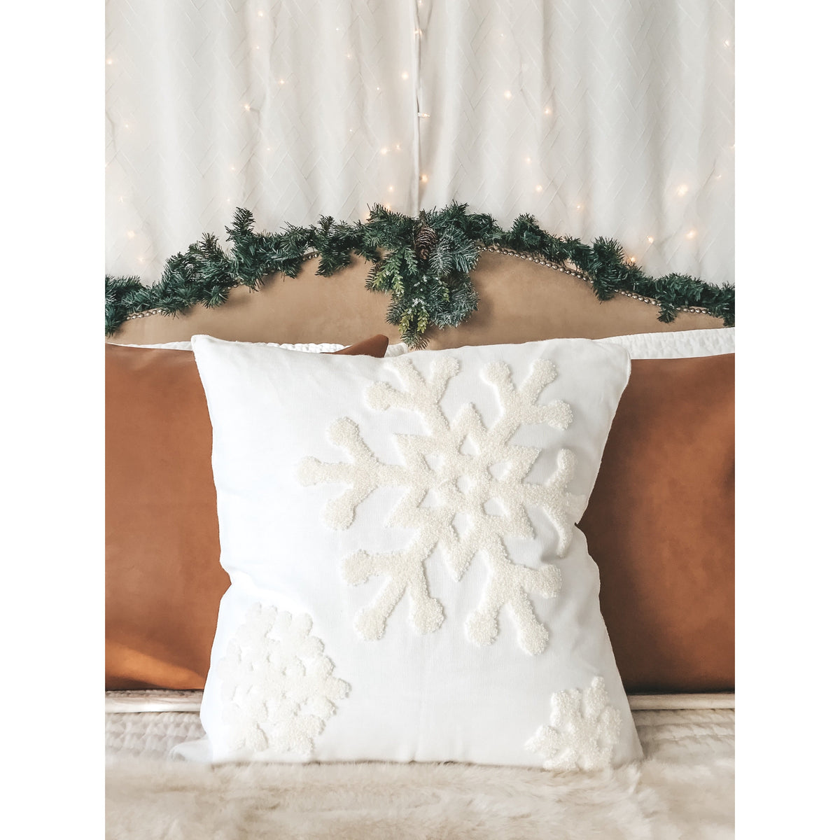 Busa Designs Snowflake Pillow Cover - view 2