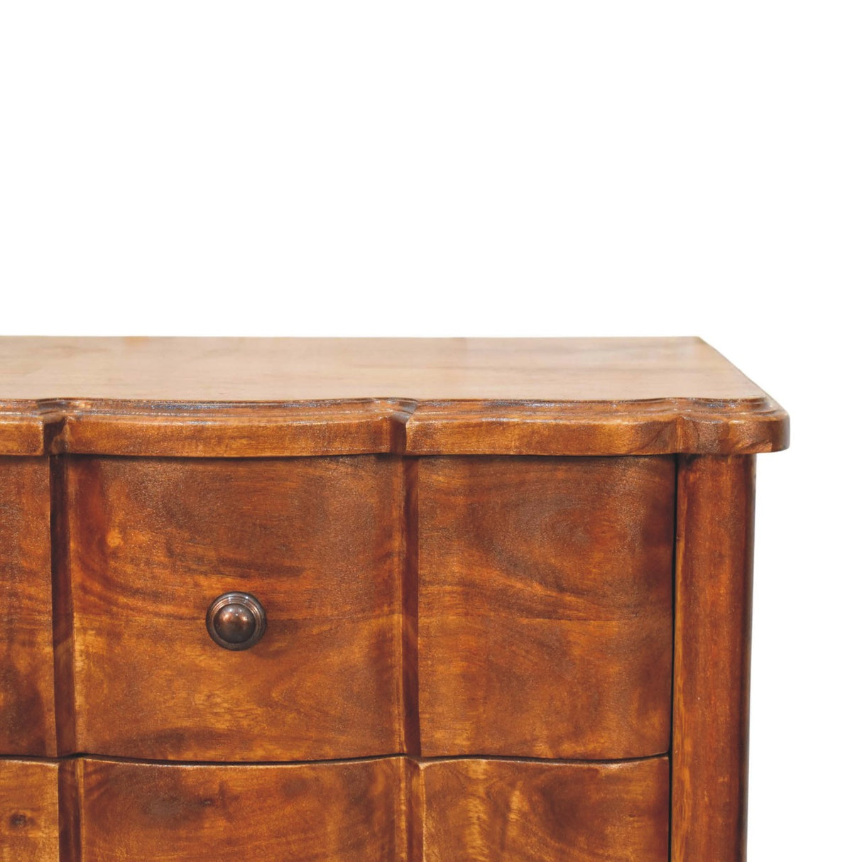Solid Wood Lume Panel Bedside Table