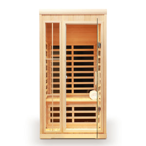 Deluxe One Person Far Infrared Hemlock Sauna Room