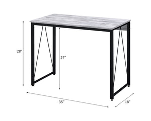 Zaidin Antique White Writing Desk