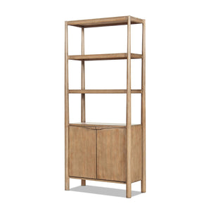 Nolan - Bookcase With Lower Cabinet - Natural
