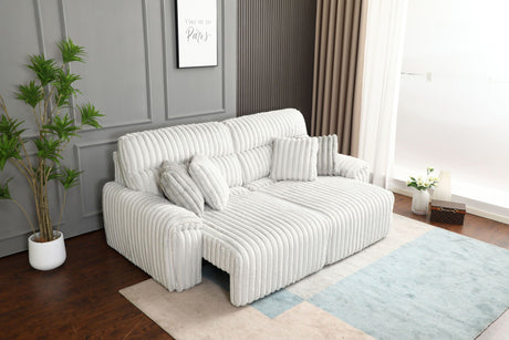 Jaya - Power Motion Sofa With Sleeper & USB Port - Mondo Gray - Best Buy Furniture
