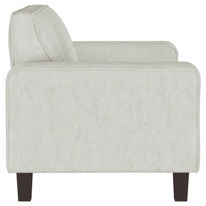 Xana - Track Arm Tufted Loveseat - Greige