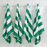 Cotton Velour Cabana Stripe Beach Towel - Novia Collection