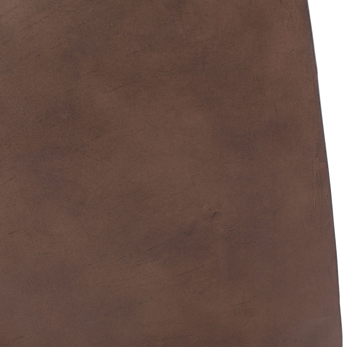 Outdoor Lightweight Concrete Side Table - Brown